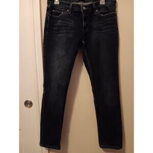 524 Too Super Low Levis Jeans, Women’s Size 11, 32x27, Dark Wash EUC